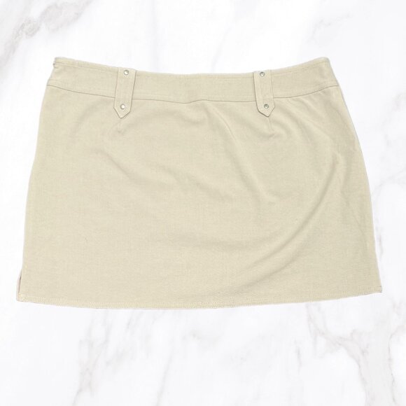 Express Women's Khaki Low Rise‎ Cargo Pocket Skirt, Size 8 - Picture 2 of 7